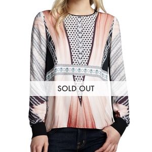 Clover Canyon Ballerina Diamond printed top